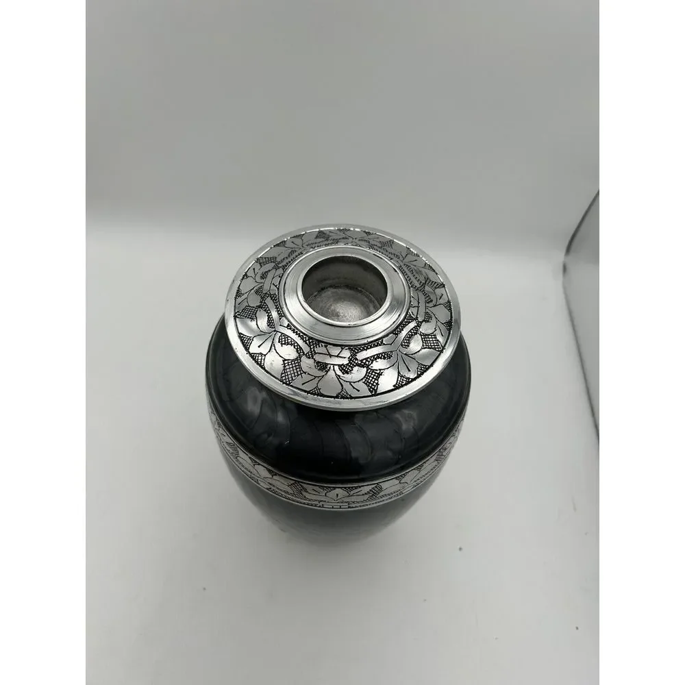 Cremation Urn for Adult Human Ashes, Large Handcrafted Funeral Memorial 10